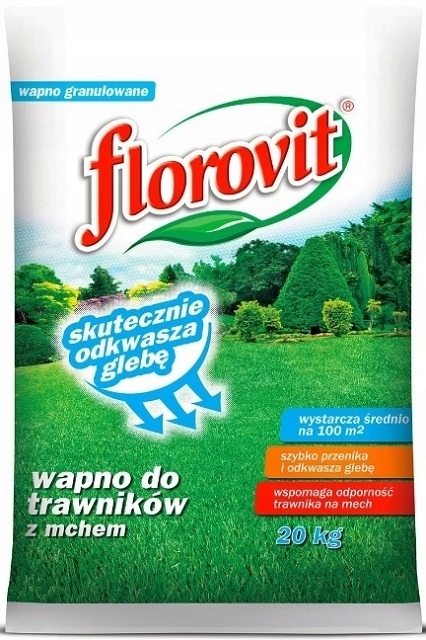 

Florovit Wapno do Traw Trawników z Mchem 20kg
