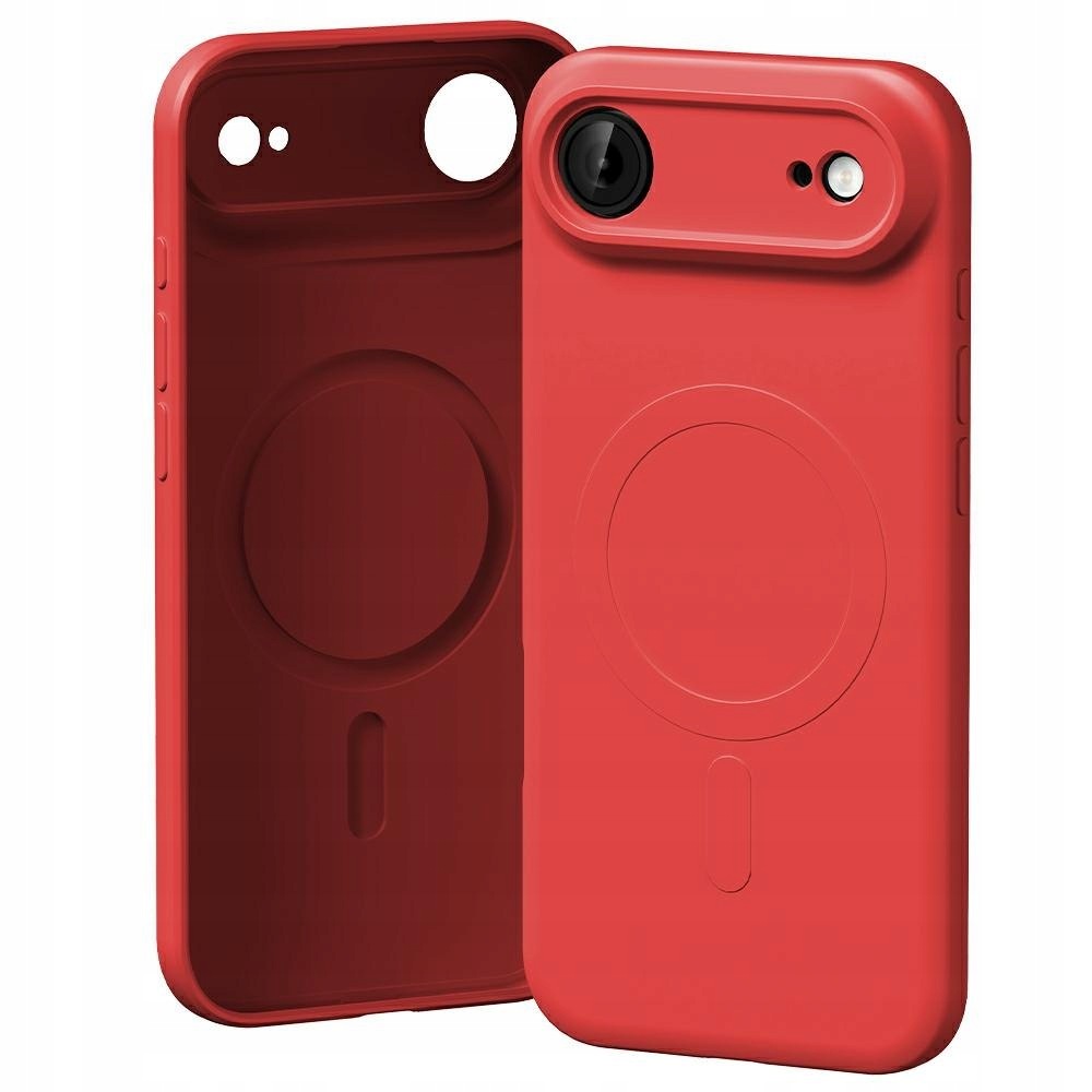 Etui Mercury Semi-Silicone MagSafe do iPhone Air czerwony
