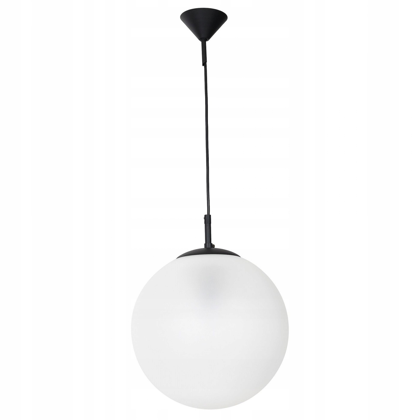Závěsná Lampa Aldex Globe E27 60W Černá 30 cm Skleněná koule do obývacího pokoje