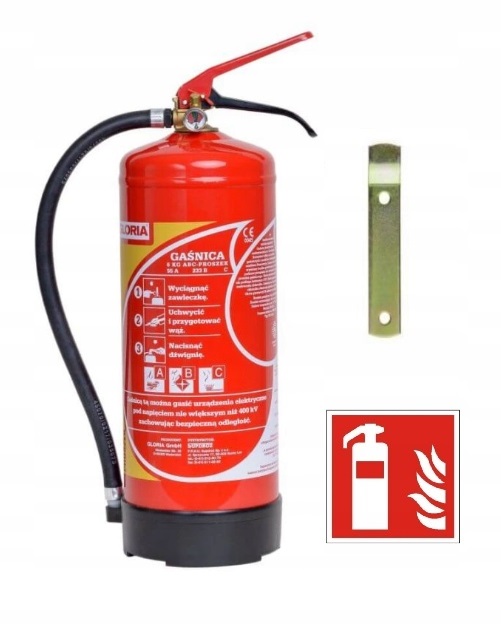 Gaśnica Proszkowa 6kg Abc *moc Gaśnicy 12kg !!!*