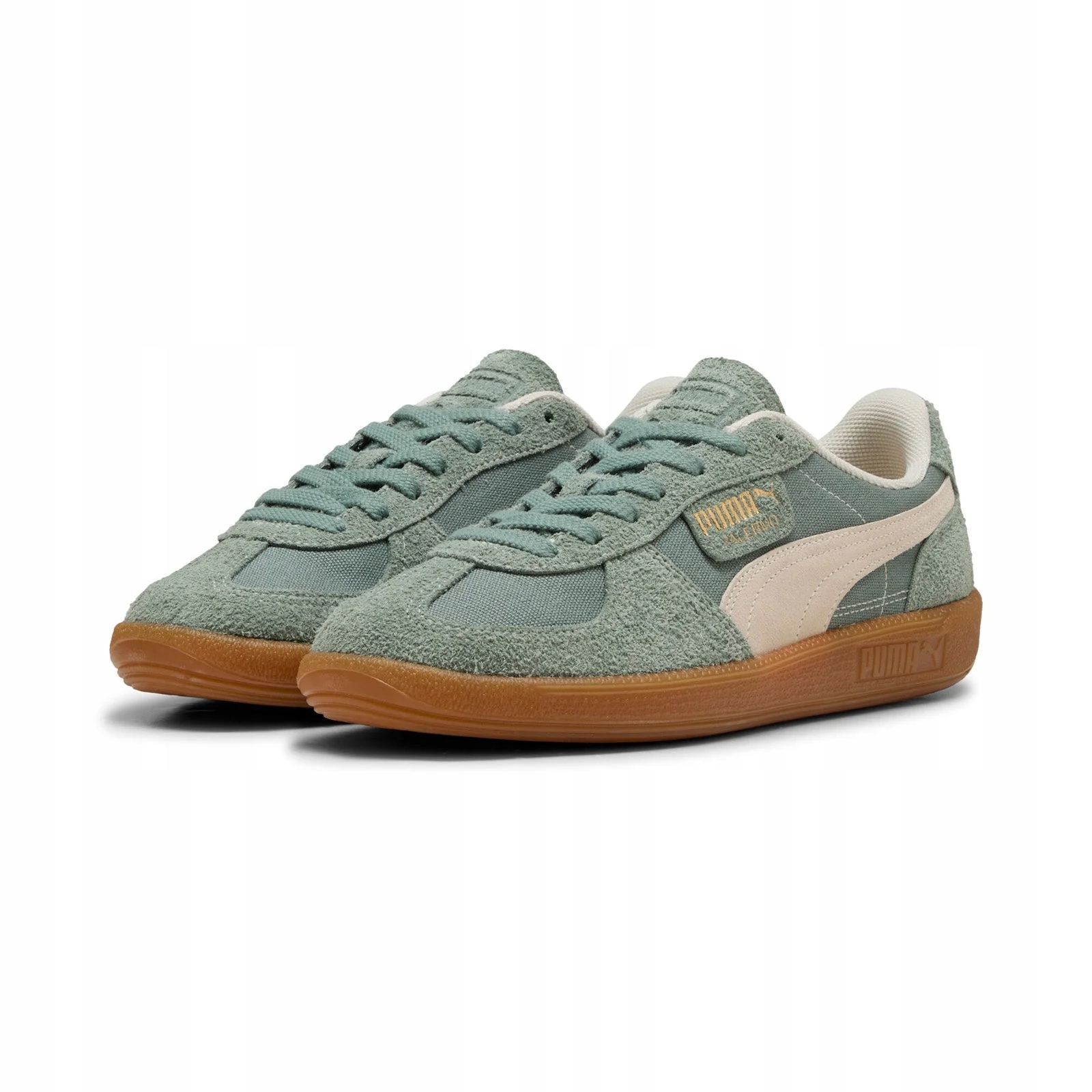 Dámské sportovní boty Puma Palermo Vintage 39684112 zelené tenisky 39