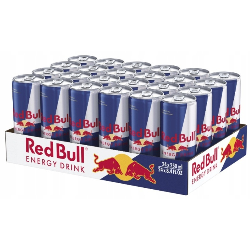 24 Sztuki Red Bull Puszka 250ML