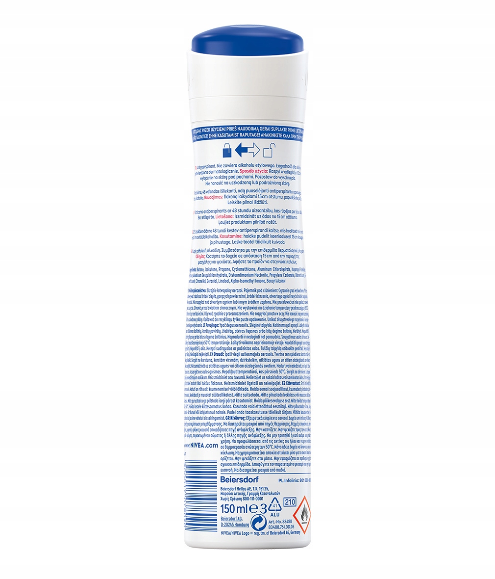 Antyperspirant w sprayu NIVEA Rose Touch 150ml Marka Nivea