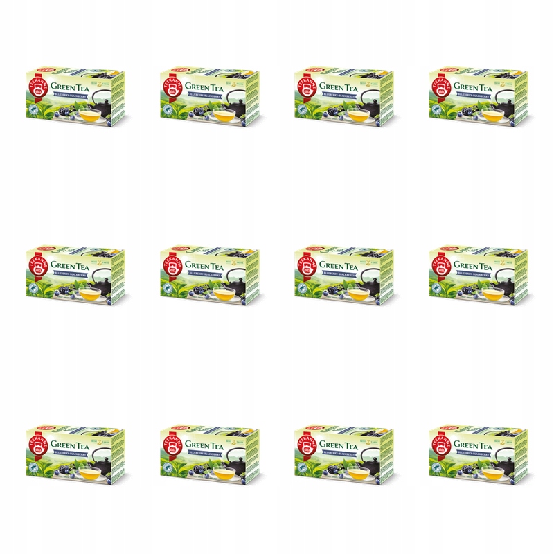 Teekanne Green tea Blueberry-Blackberry 20 x 1,75g X12