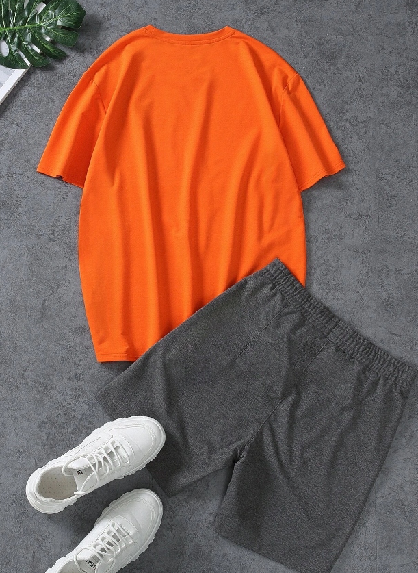 SHEIN KOMPLET MĘSKI SPODENKI I KOSZULKA M ŁFB Płeć mężczyzna