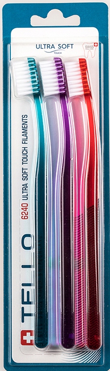 

OrtoSklep Tello 6240 Ultra Soft Szczoteczka 3 Szt