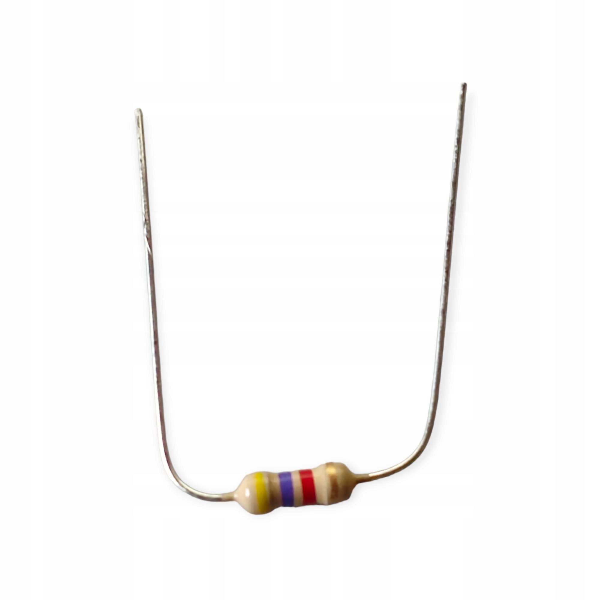 4K7 0.25W REZYSTOR OPORNIK 4.7kOhm 1/4W x 50