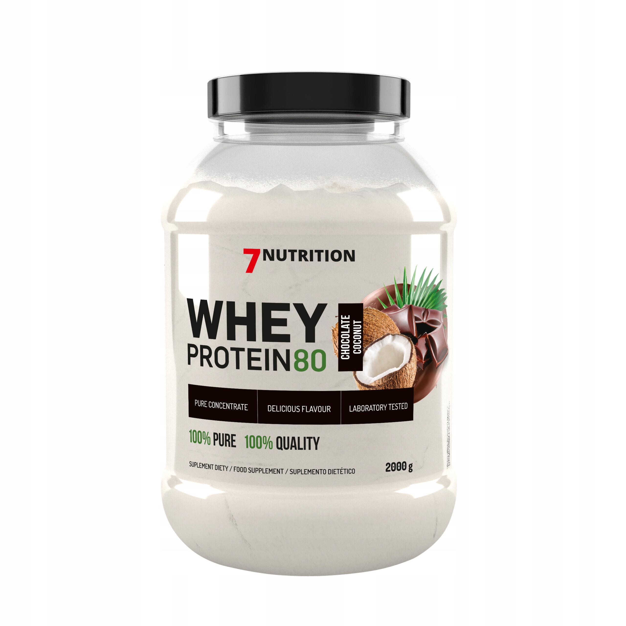 7NUTRITION Whey Protein 80 2000 g Wpc Protein