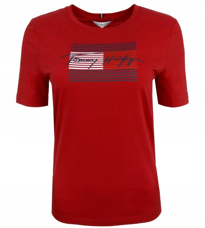 

Tommy Hilfiger t-shirt damski, czerwony, XL