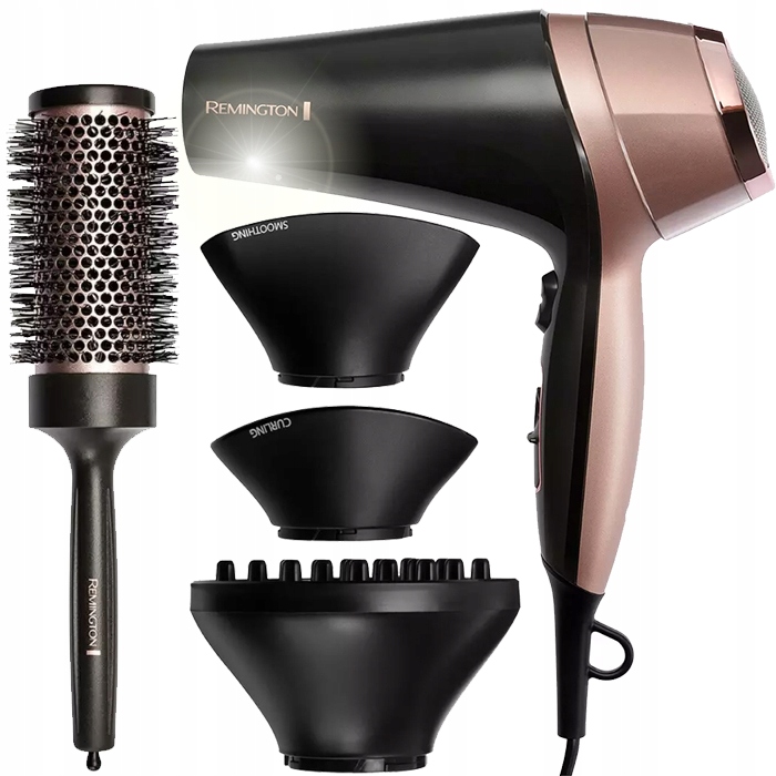 Sušič vlasov Remington D5706/07 ionizácia pro 2200W 3 nástavce difuzér