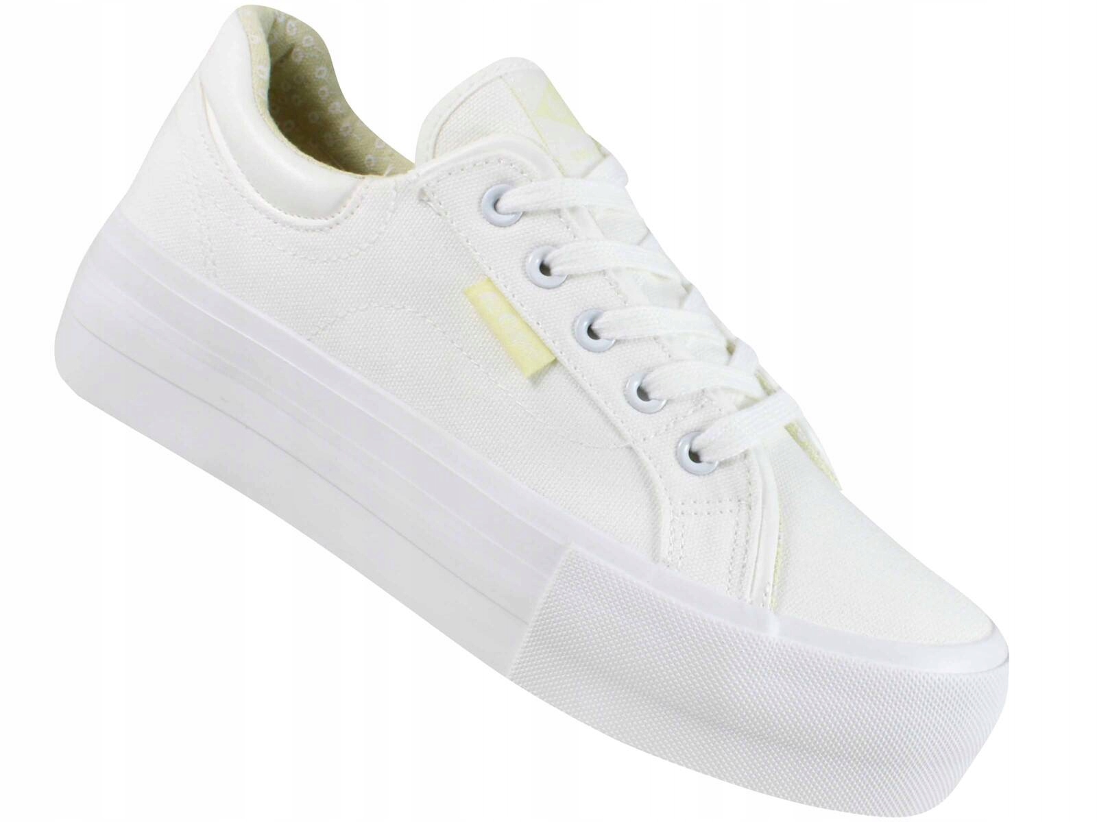 Lee Cooper Sneakers Lcw 25 31 3450 Trampki Gruba Podeszwa Platforma Ecru