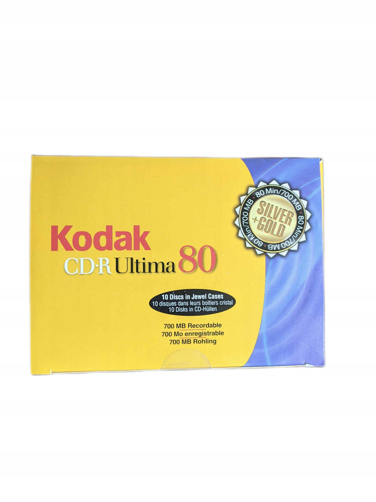 Kodak CD-R SILVER+GOLD 10枚入り 未開封 10箱セット Kodak CD-R GOLD Professional 10szt • Cena, Opinie - Allegro