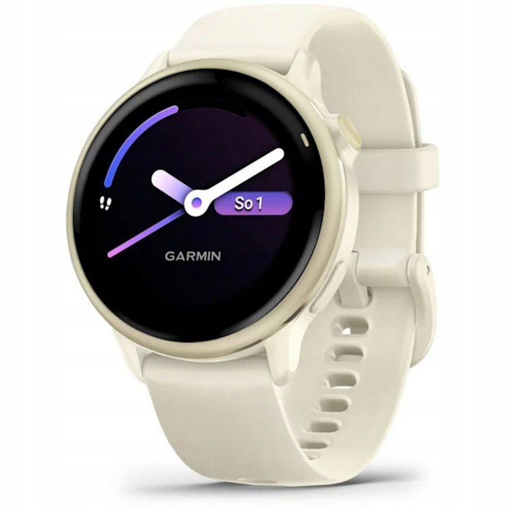 Inteligentné hodinky Garmin Vivoactive 6, Lunar Gold/Bone Band