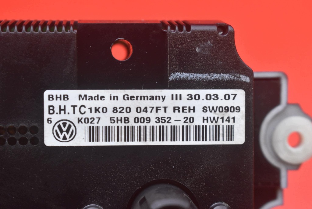 bedienteil des lüfters KLIMY 1K0820047FT VW JETTA 5 V 05-11