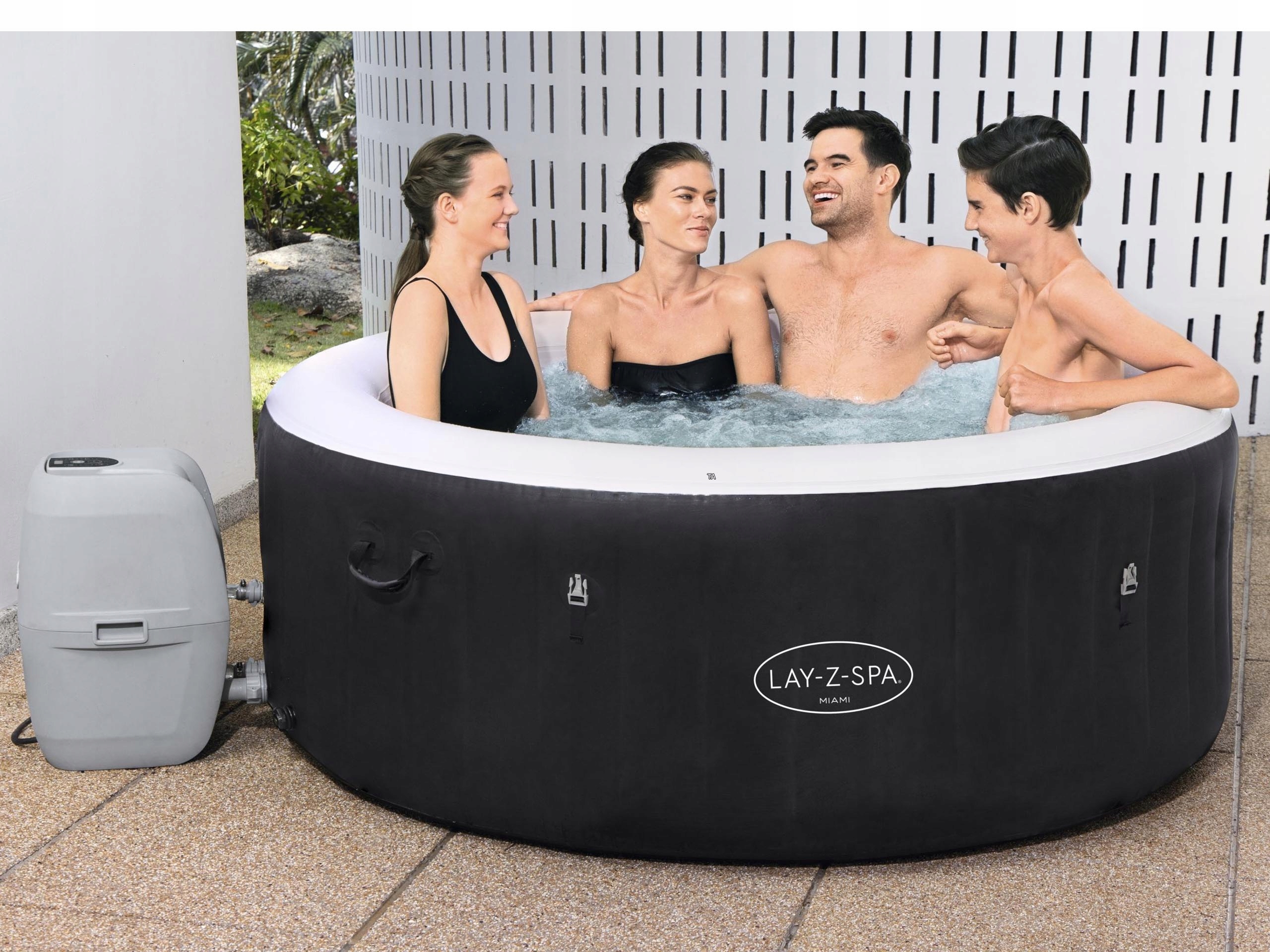 DMUCHANE SPA 4-OSOBOWE HYDROMASAŻ BESTWAY BASEN Pojemność 669 l