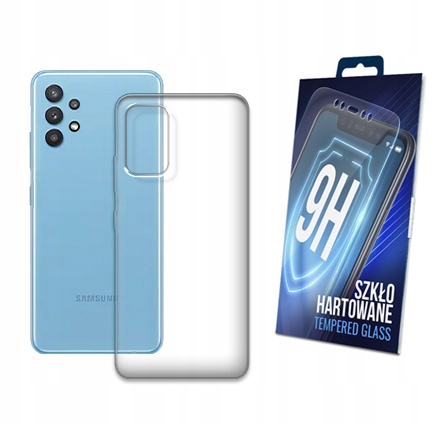 

Etui Przezroczyste +szkło do Samsung Galaxy A32 4G