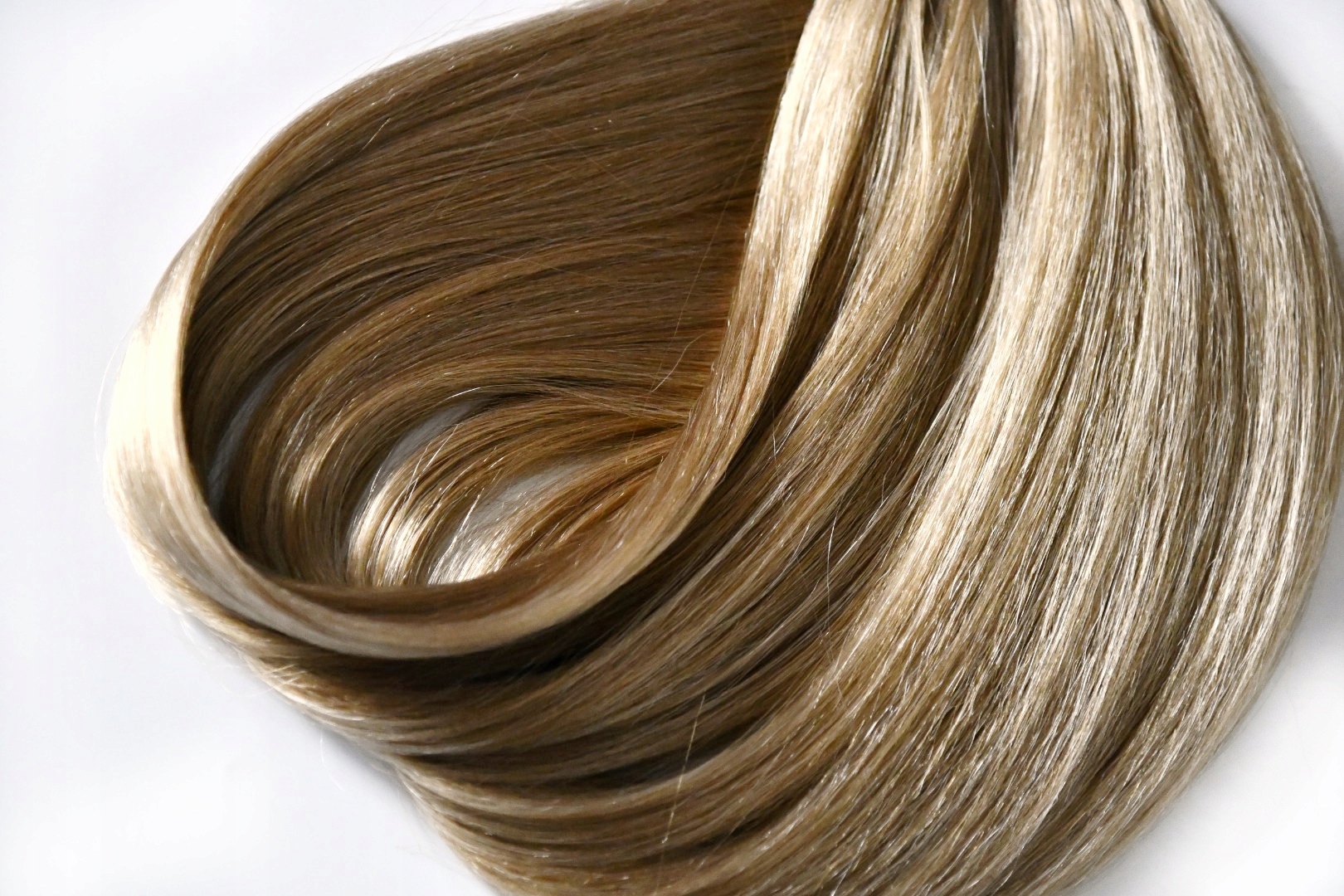 Culík na gumičce, prodloužení culíku mix teplé blondy XL 160g