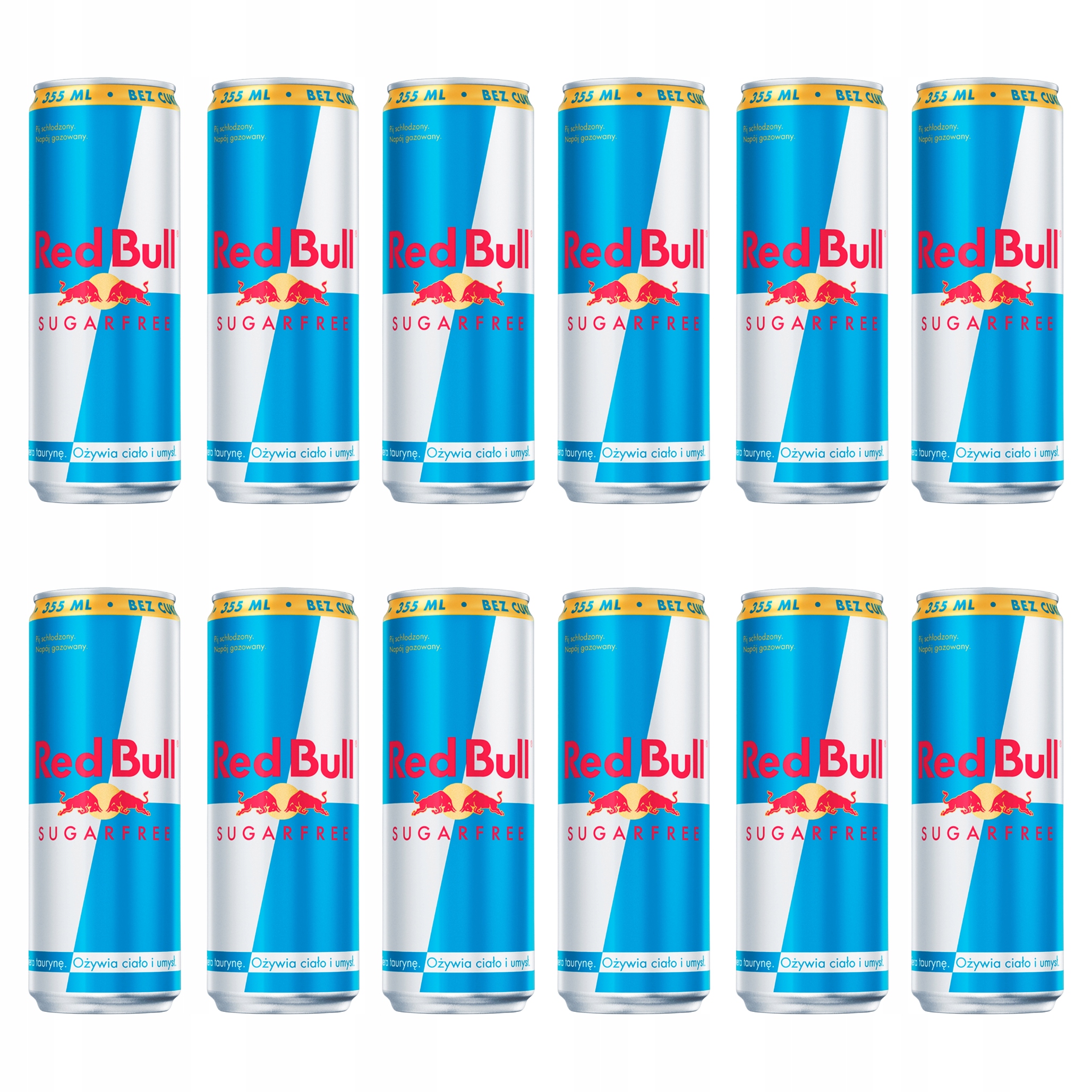 Red Bull Sugarfree Napój energetyczny 12x355 ml puszka