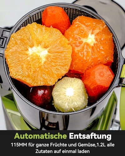 LINKCHEF Wolnoobrotowa Wyciskarka 200W 1.2L BPA Free — miniatura 3