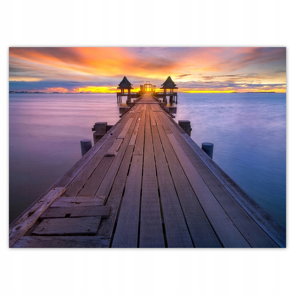 

Fototapety flizelina 254x184 Pomost o zachodzie