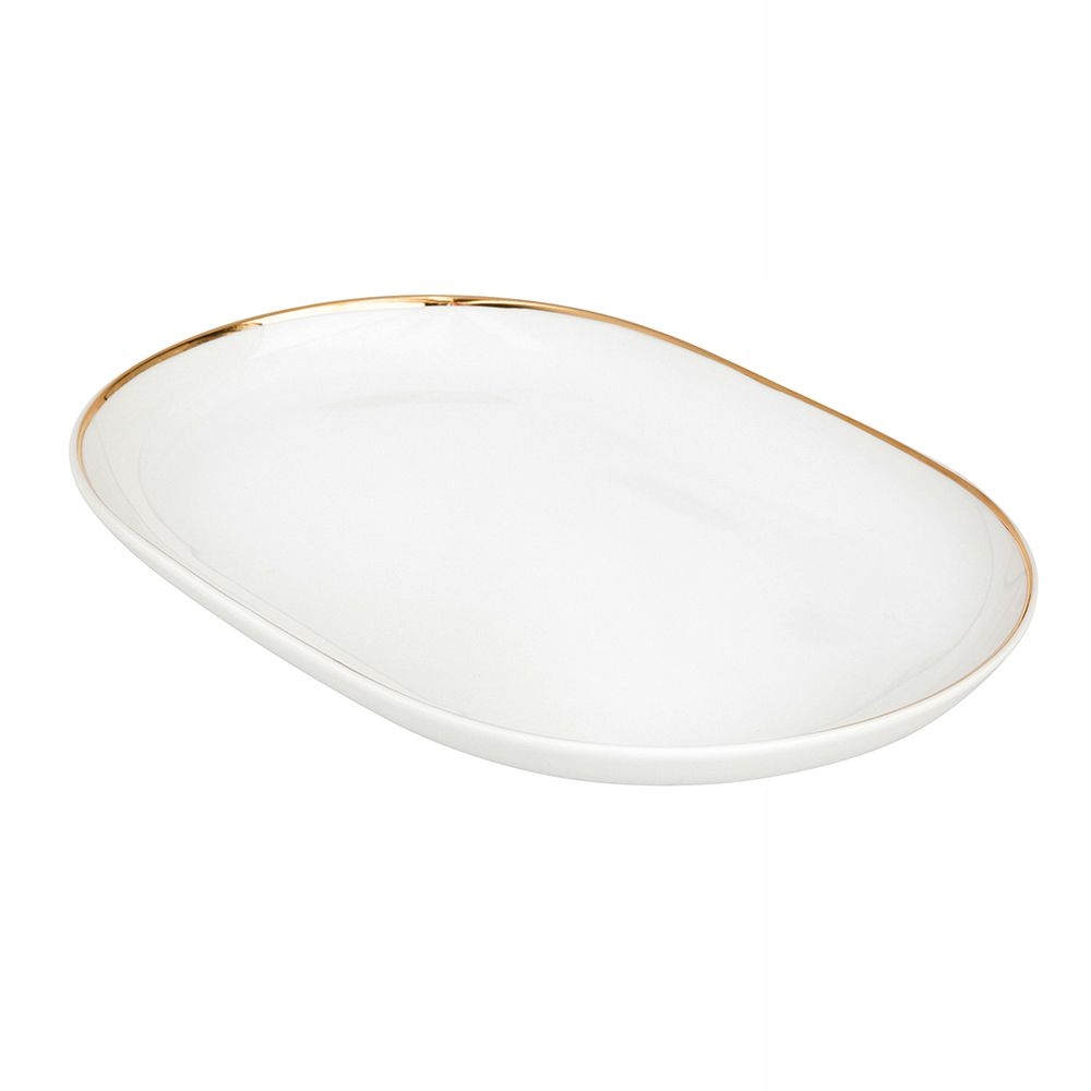 

Półmisek Owalny 33 CM Mariapaula Moderna Gold