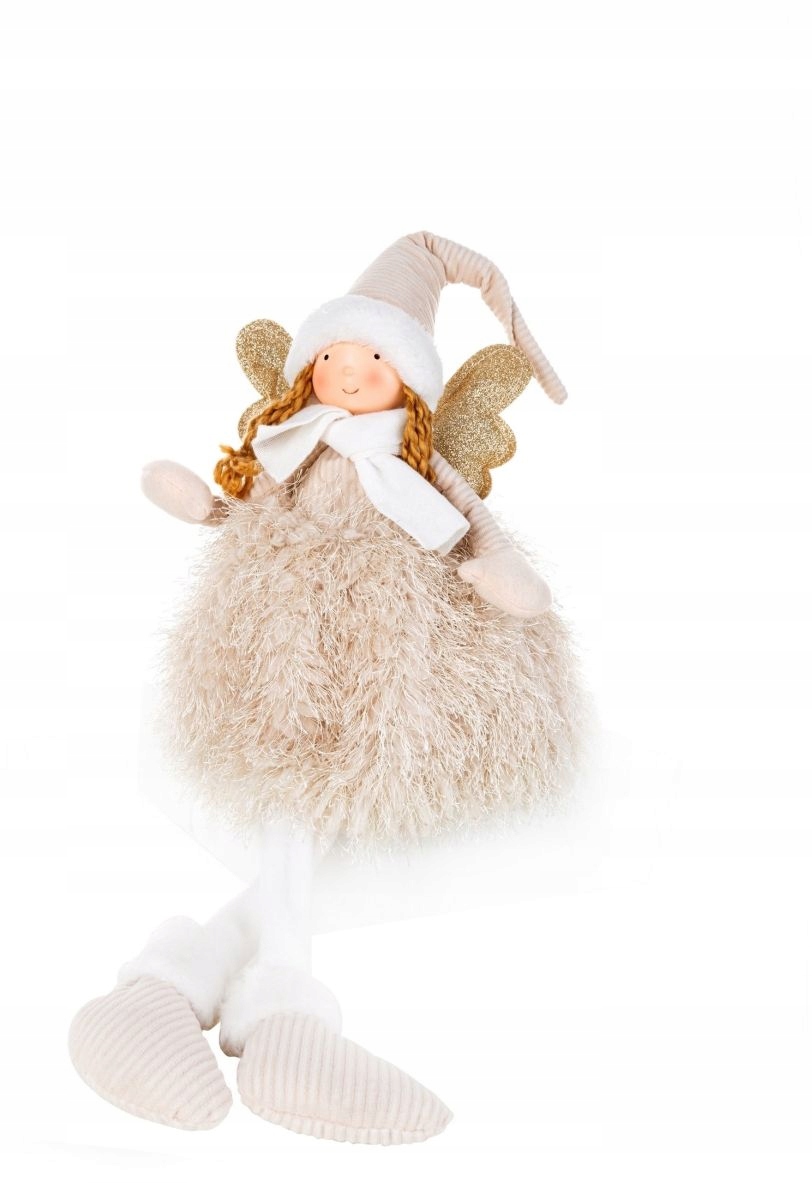 ANIOŁ FIGURKA NA ŚWIĘTA 49 CM OZDOBA ŚWIĄTECZNA