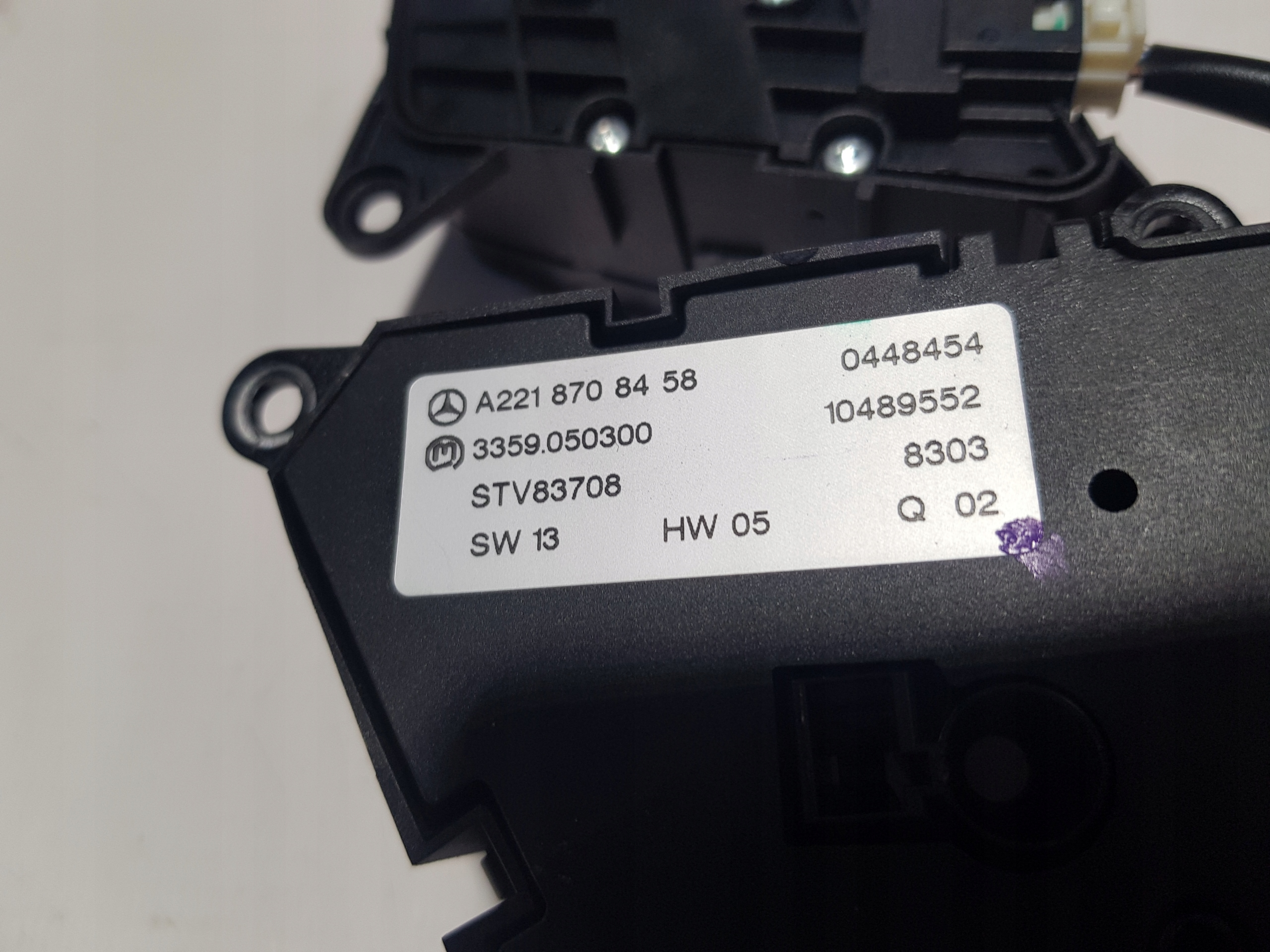 PANEL Siège Gauche Avant MERCEDES W221