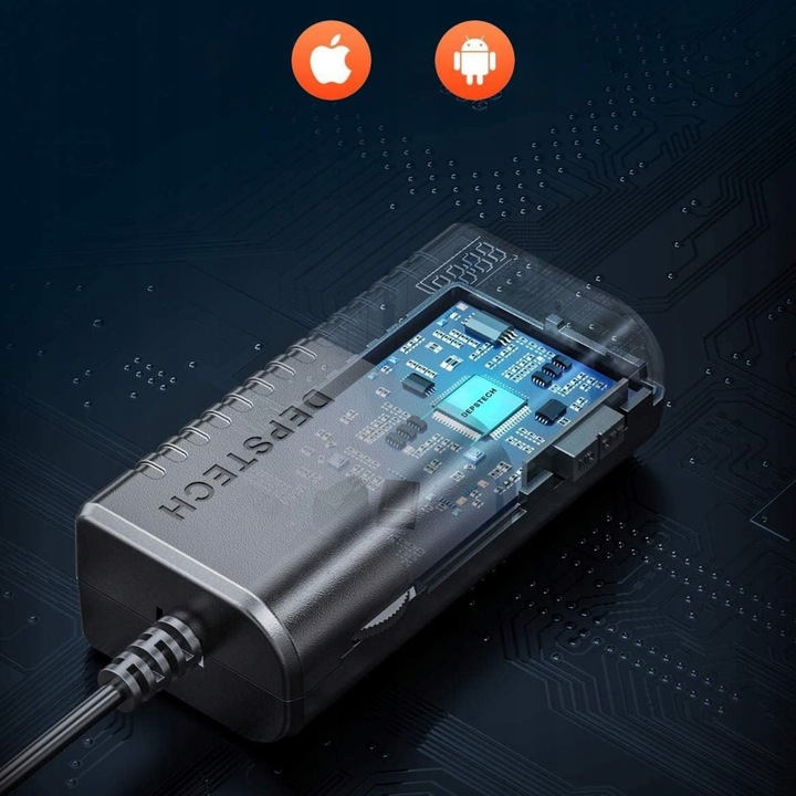 DEPSTECH WF010 BEZDRÔTOVÁ ENDOSKOPICKÁ INŠPEKČNÁ KAMERA ČIERNA