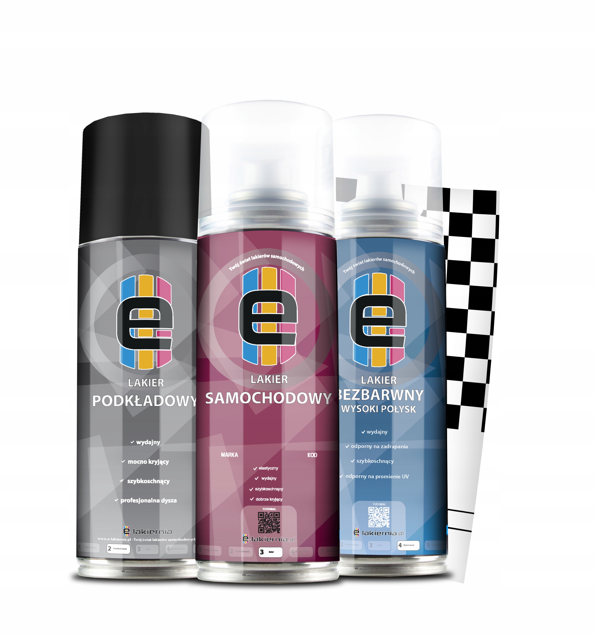 Lakier Samochodowy w Sprayu Renault B66 TEB66 Bezbarwny Podkład