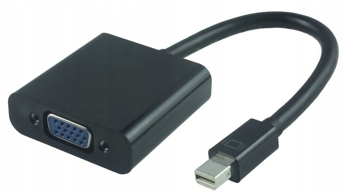 Microconnect Mini Displayport-VGA VGA (D-Sub) Czarny