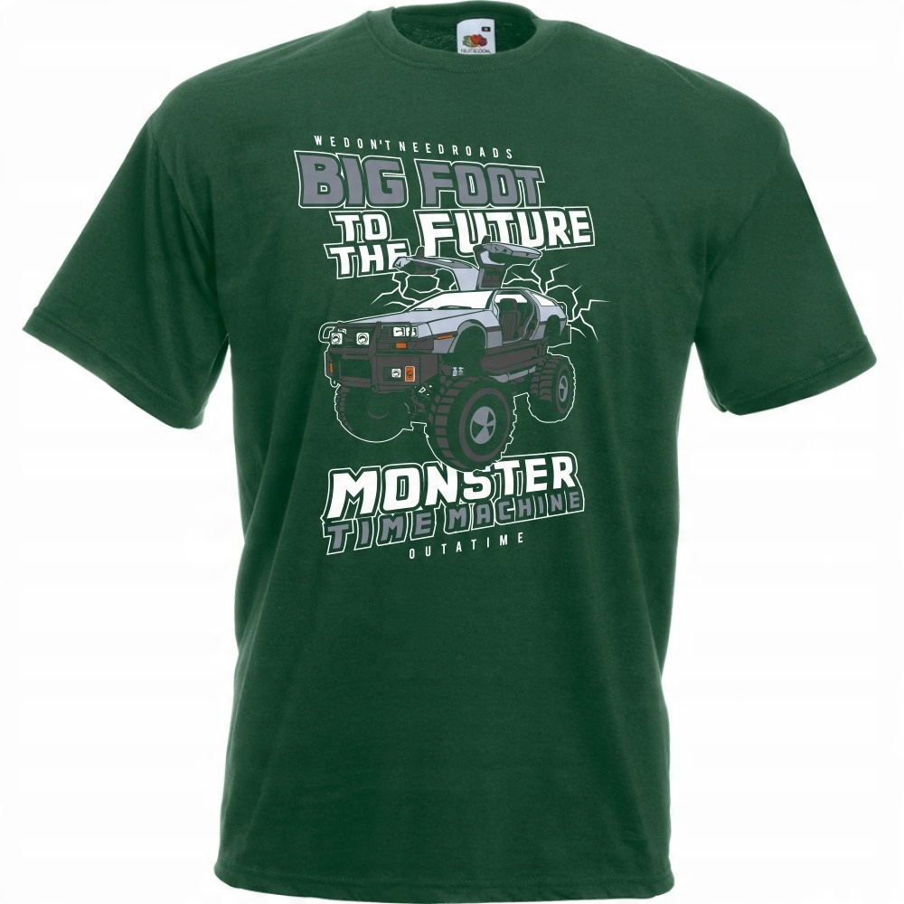

Koszulka monster truck auto samochód L butelkowa