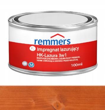 

Remmers HK-Lasur impregnat do drewna 100ml Teak