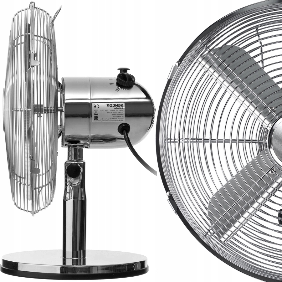 

Wentylator biurkowy Sencor SFE3040SL Metal Wiatrak
