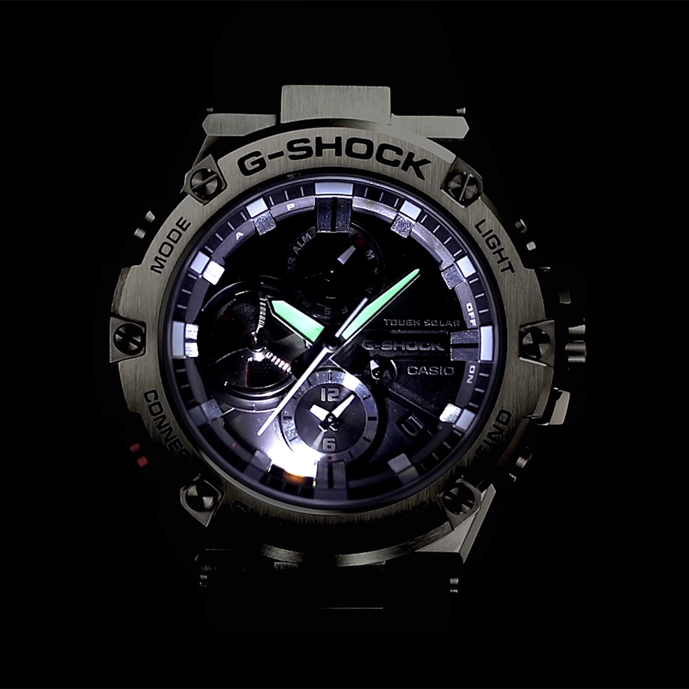ZEGAREK CASIO G-SHOCK GST-B100-1AER GRAWER GRATIS+ Model GST-B100-1AER