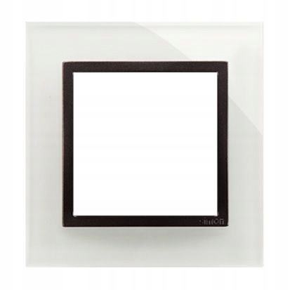 Ramka pojedyncza szklana do gniazd i włączników Simon 54 Nature DRN1/72