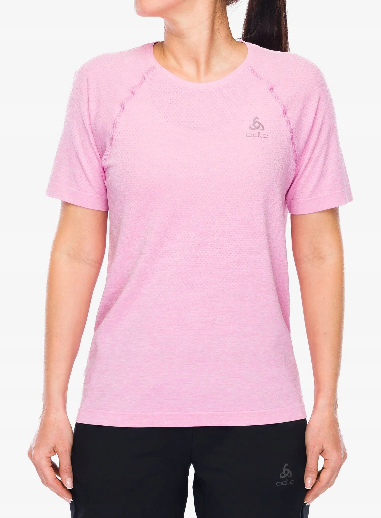 Dámské běžecké tričko Odlo Essential Seamless Crew Ss hyper pink S
