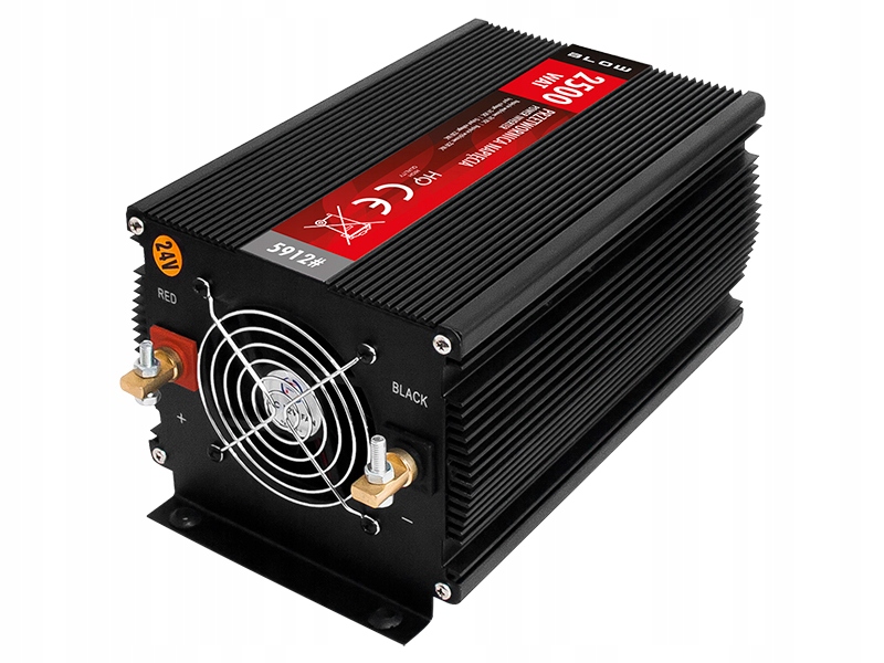 PRZETWORNICA NAPIĘCIA SAMOCHODOWA 24V/230V 2500W Marka Blow