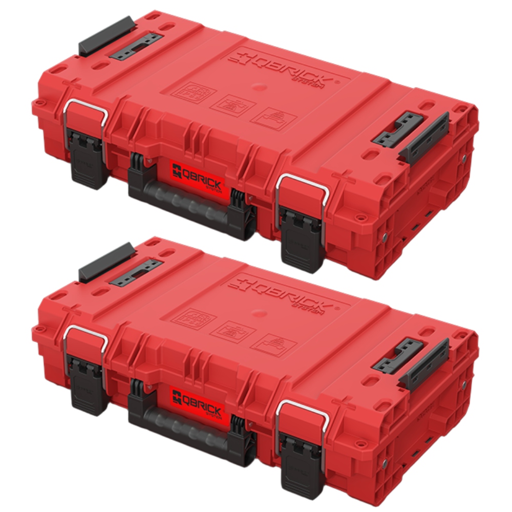 Qbrick Prime Toolbox 150 Vario Red Ultra Hd Custom skrzynka narzędziowa x2