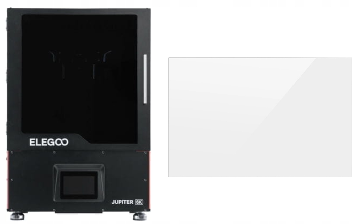 Folia ochronna 3DUV Elegoo Jupiter 278,5x155 mm 1szt Ochrona Przed Żywicą