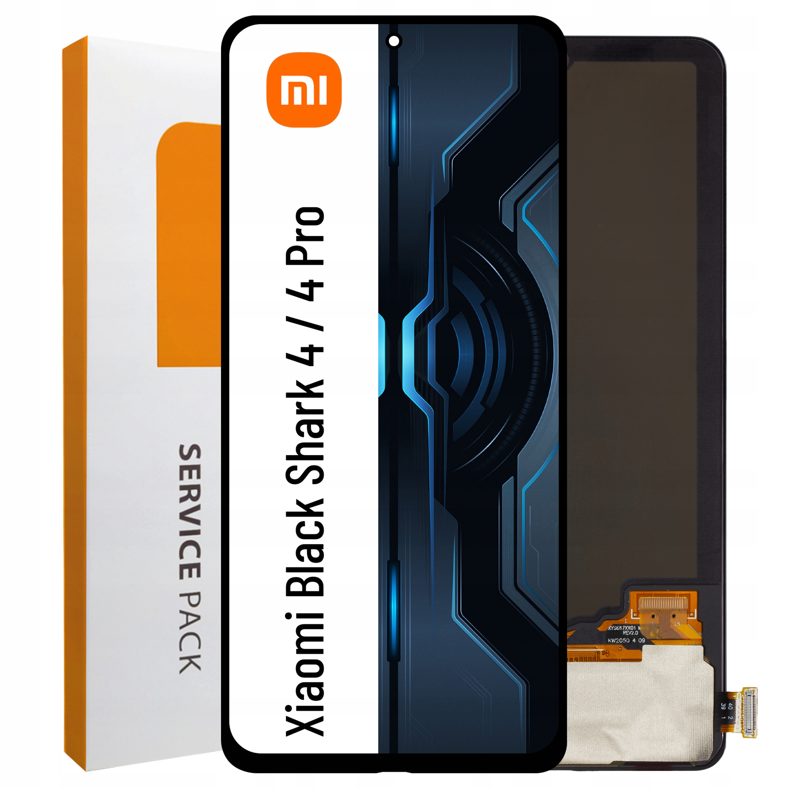 LCD displej pro Xiaomi Black Shark 4, 4 Pro Oled displej Originální Zila