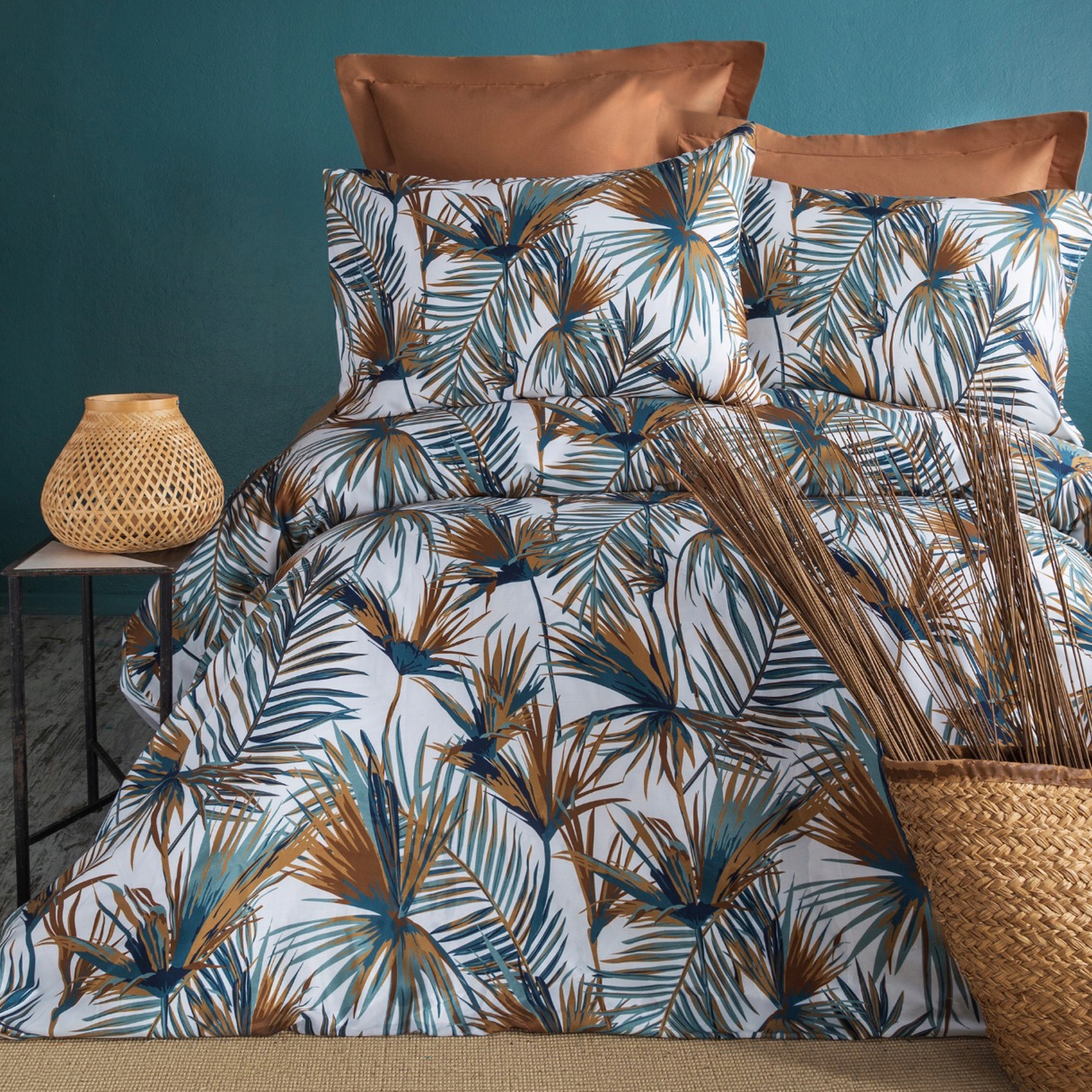 Pościel bawełniana 200x220 satyna Eleni kwiatowy Marka Darymex