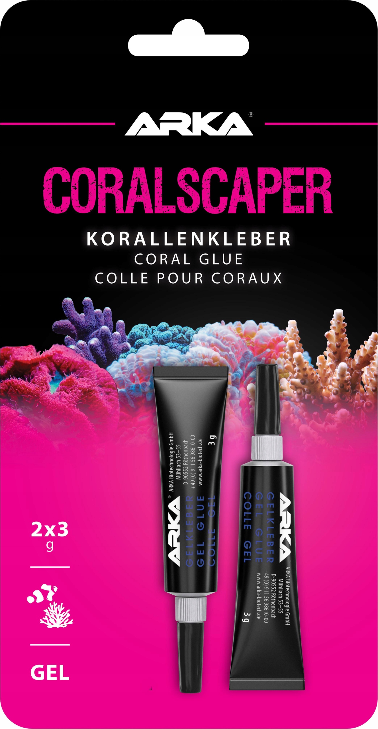 KLEJ CYJANOAKRYLOWY ZELOWY DO KLEJENIA ROSLIN KORALI SKAL 2X5G