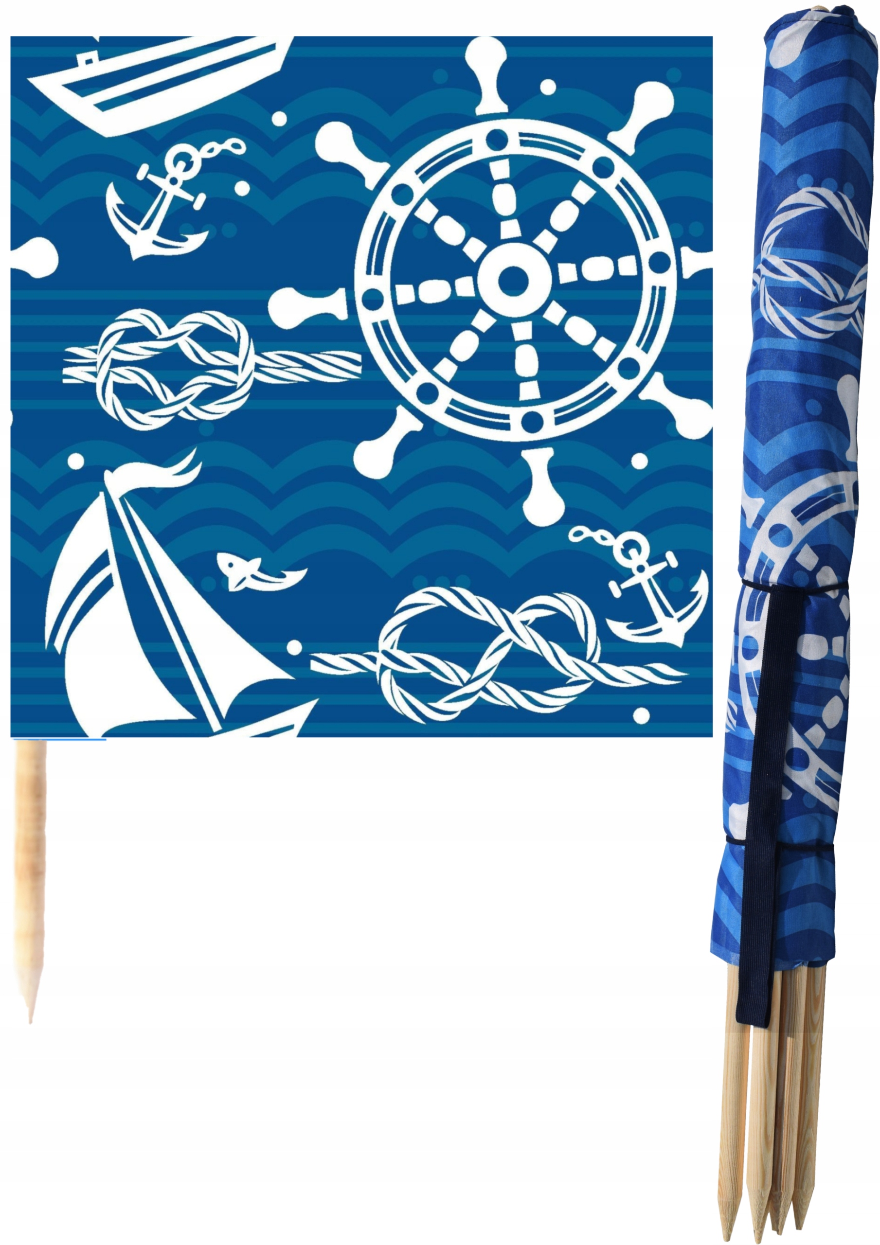 Paraván Plážový Velký Kormidlo 16 M Silný, Pevný, Podložka Polský Výrobce