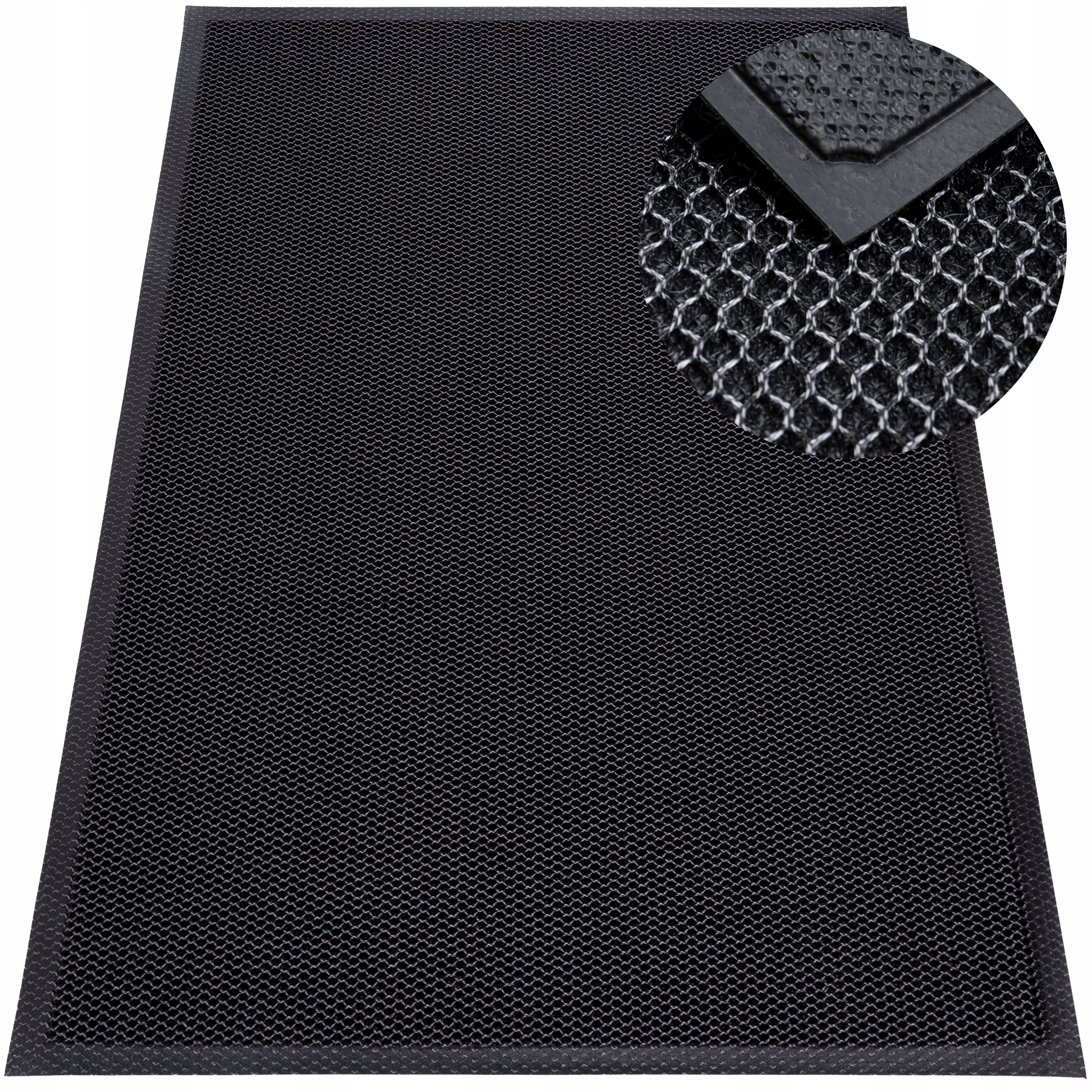 Pvc 3D Vstupní Stěrač Pod Dveře Protiskluzový Velký 80x120 cm síť