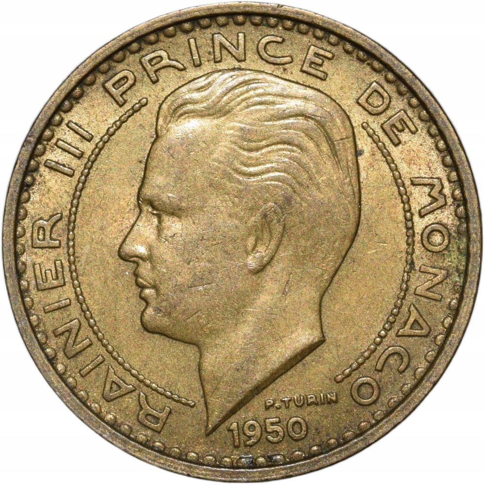 Monako 50 franków 1950