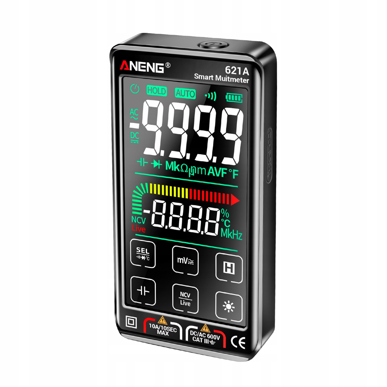 CYFROWY MULTIMETR ANENG 621A EKRAN DOTYKOWY Marka Aneng