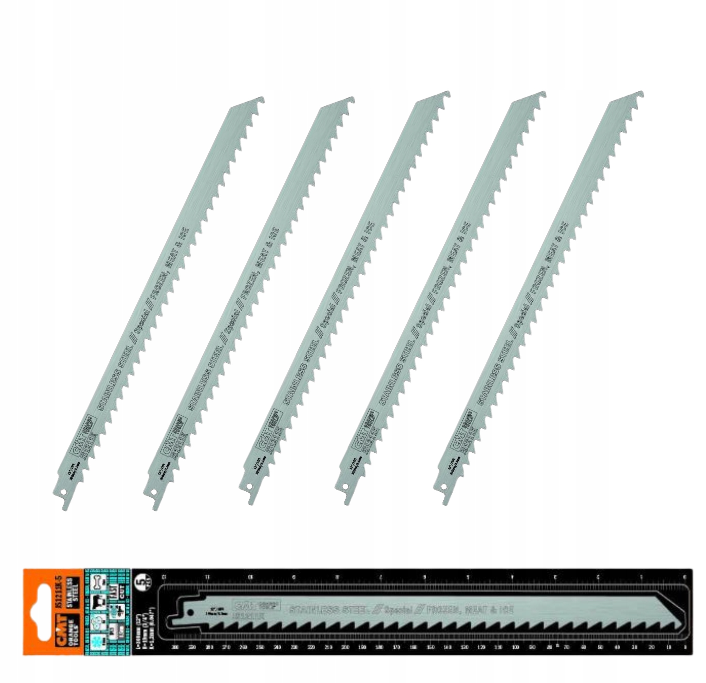 Pila pilový list na řezání Ledových Kostí 300 mm 5 kusů Set Cmt