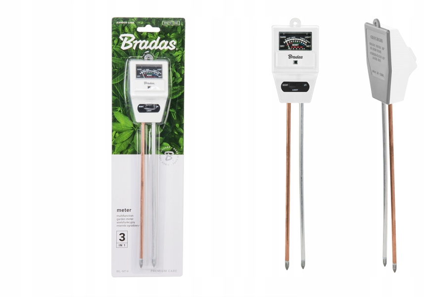 

Miernik wilgotności i kwasowości gleby 3 funkcyjny