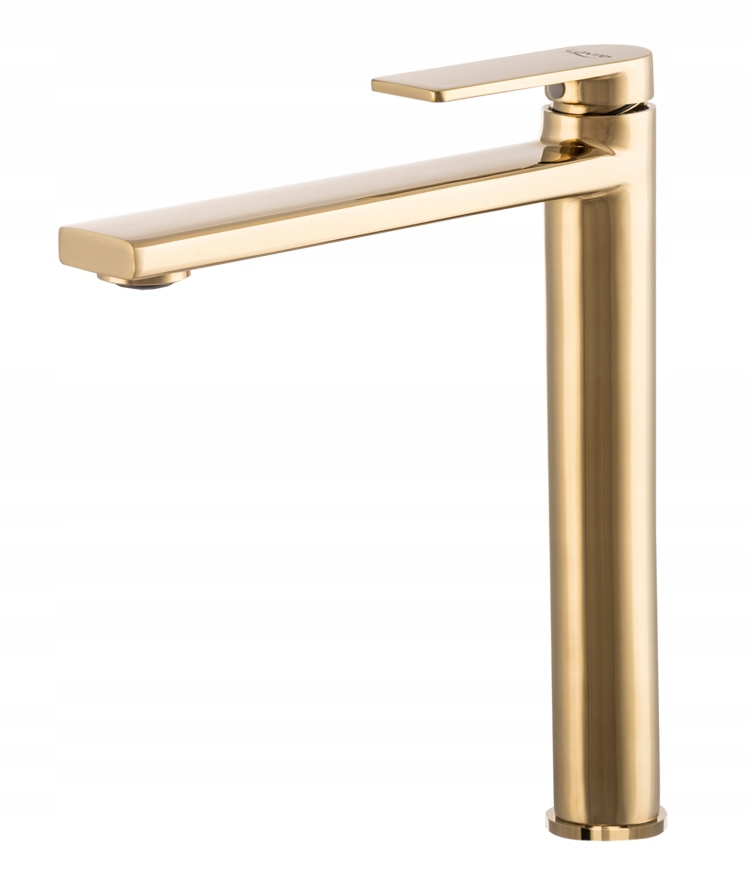 Vysoká Umyvadlová Baterie Na Desku Rossa Zlatá