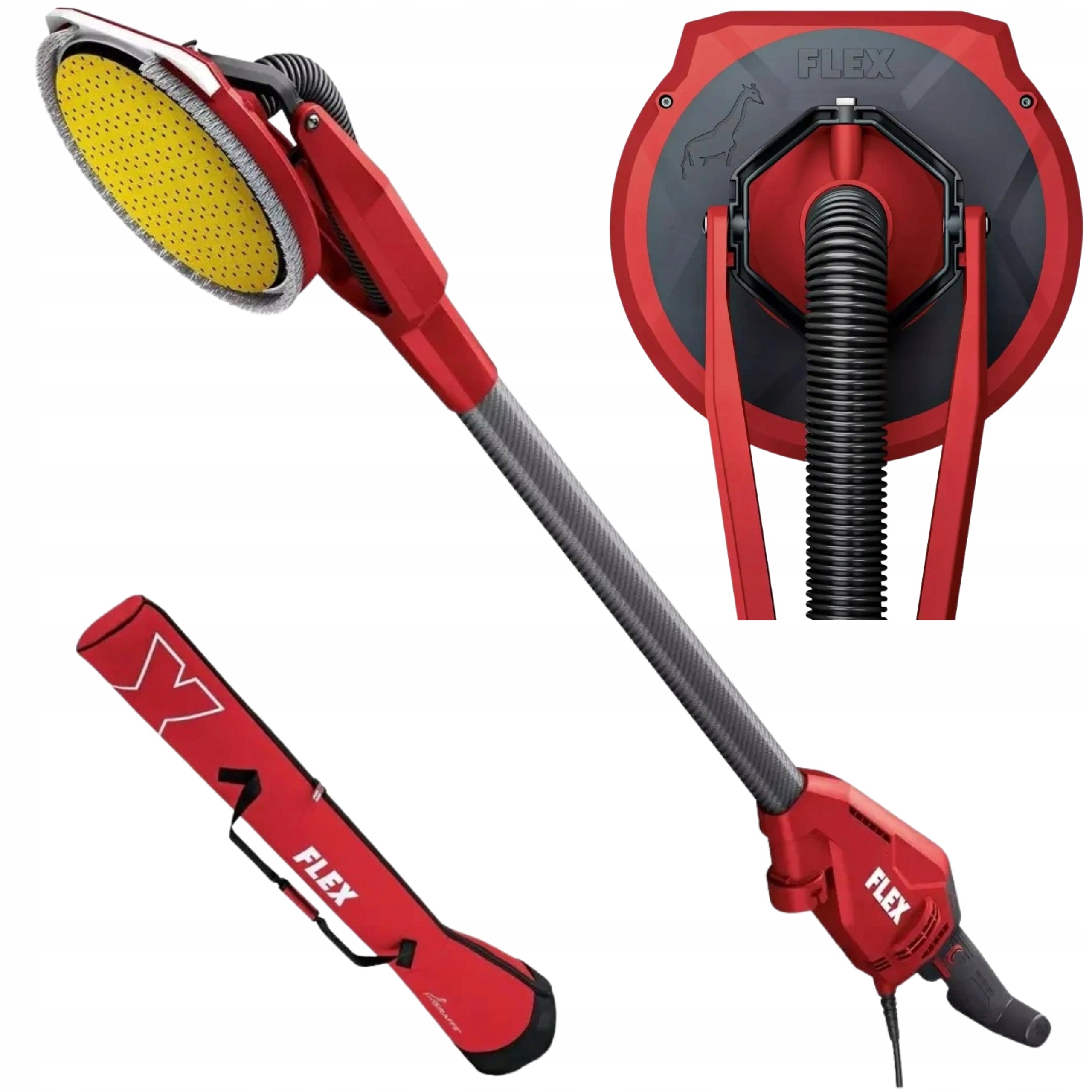 Flex Ge 6 R-ec 534650 Bezszczotkowa Szlifierka Do Gipsu 500W 225mm 152cm